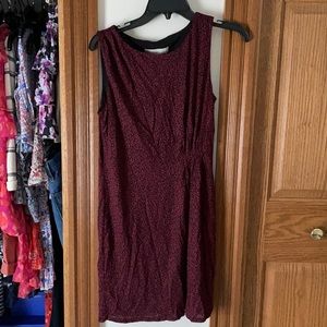 Loft petite animal print dress, great for work, S